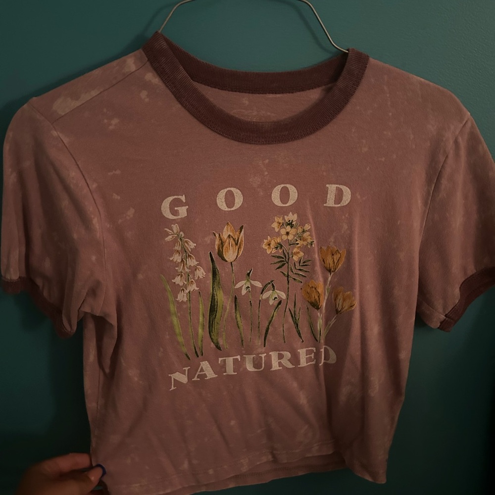Mighty Fine Mauve Crop Top